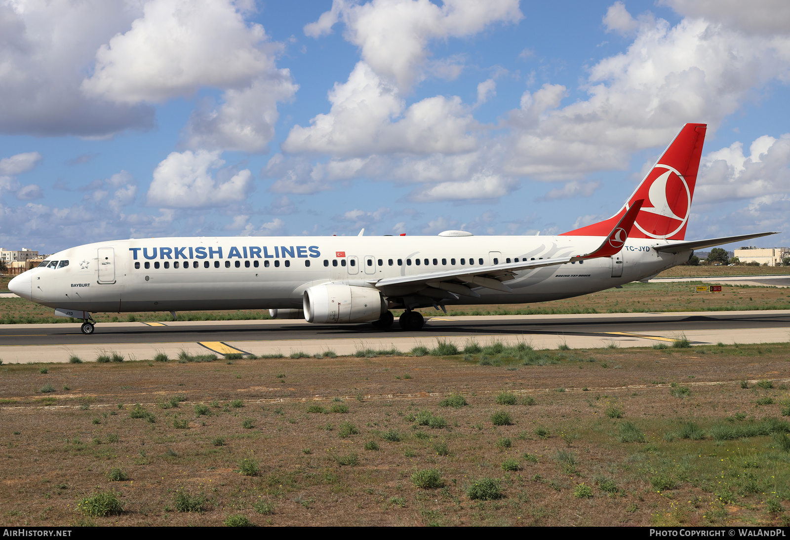 Aircraft Photo of TC-JYD | Boeing 737-9F2/ER | Turkish Airlines | AirHistory.net #608047