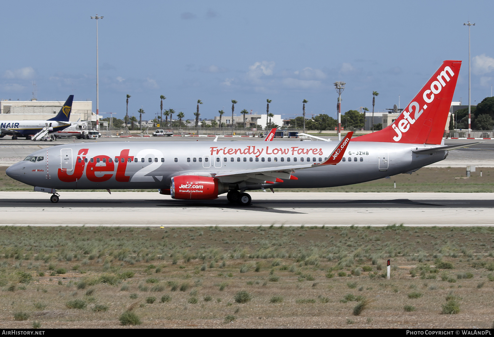 Aircraft Photo of G-JZHB | Boeing 737-8K5 | Jet2 | AirHistory.net #608048