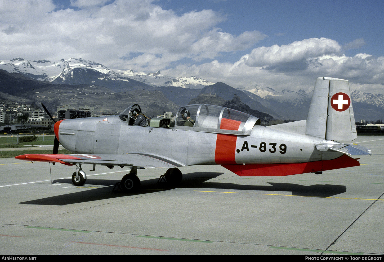 Aircraft Photo of A-839 | Pilatus P-3-05 | Switzerland - Air Force | AirHistory.net #608054