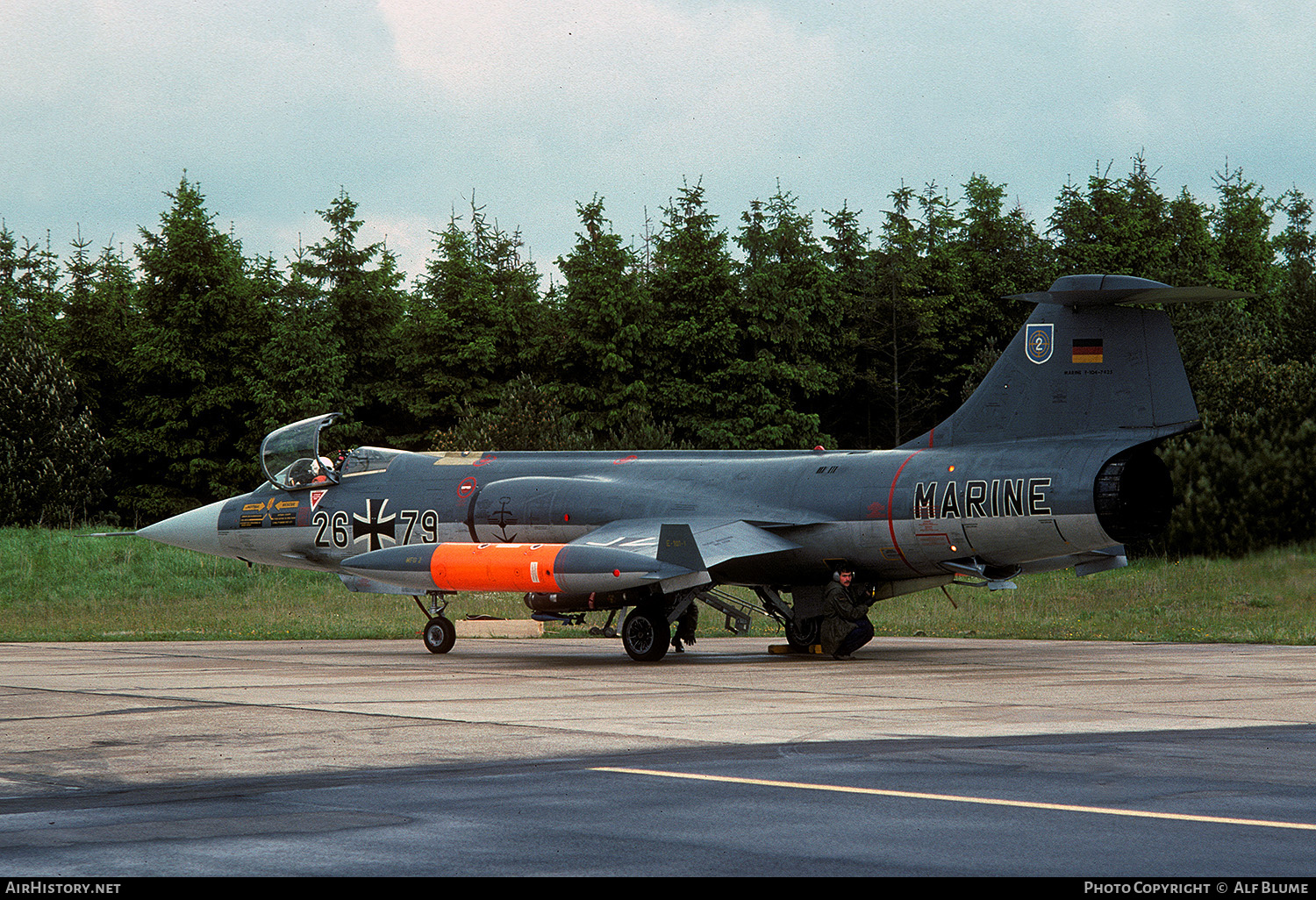 Aircraft Photo of 2679 | Lockheed F-104G Starfighter | Germany - Navy | AirHistory.net #608081