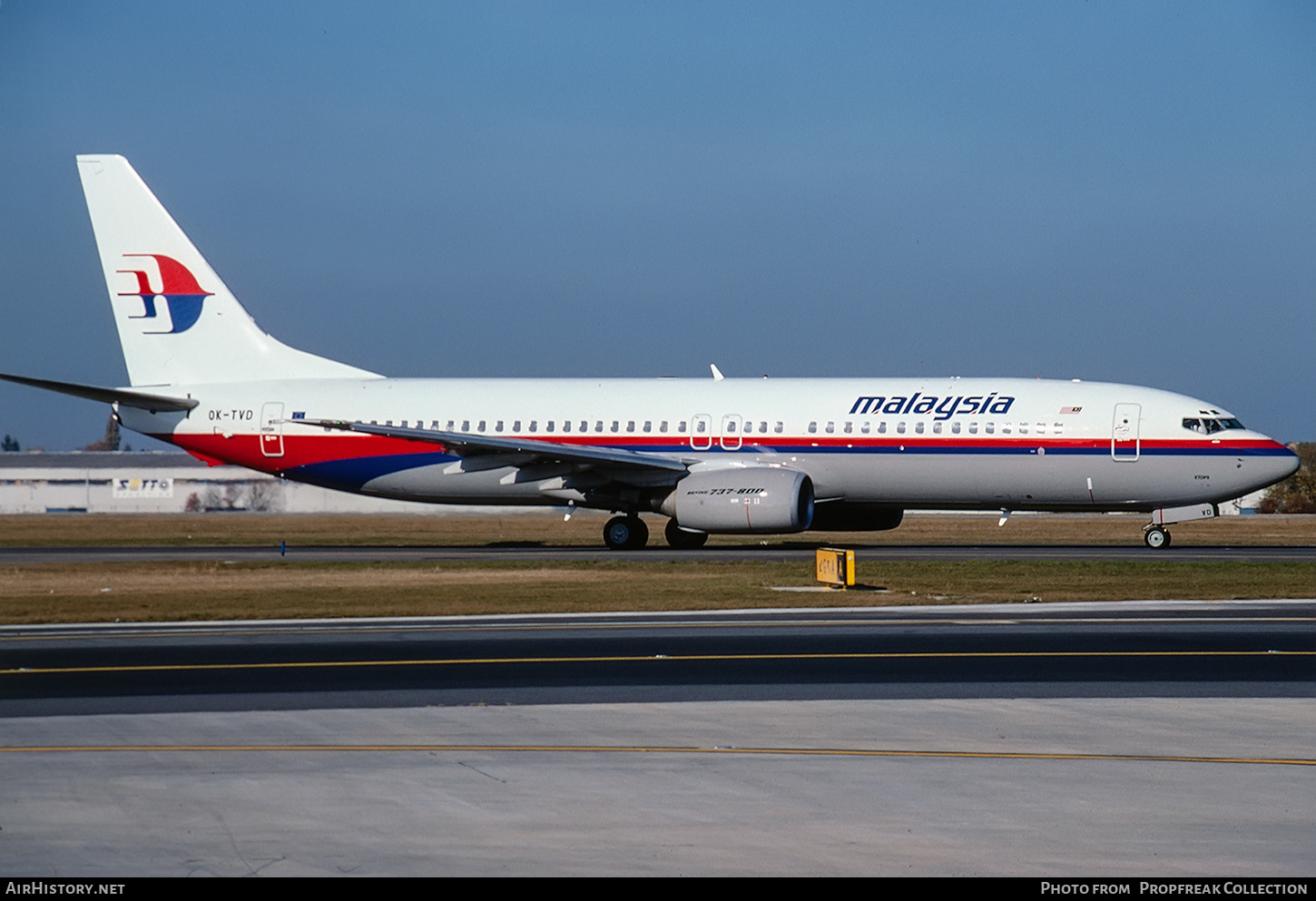 Aircraft Photo of OK-TVD | Boeing 737-86N | Malaysia Airlines | AirHistory.net #608115