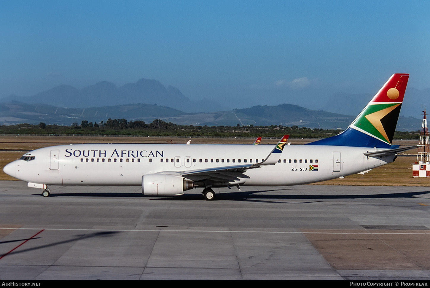 Aircraft Photo of ZS-SJJ | Boeing 737-85F | South African Airways | AirHistory.net #608129