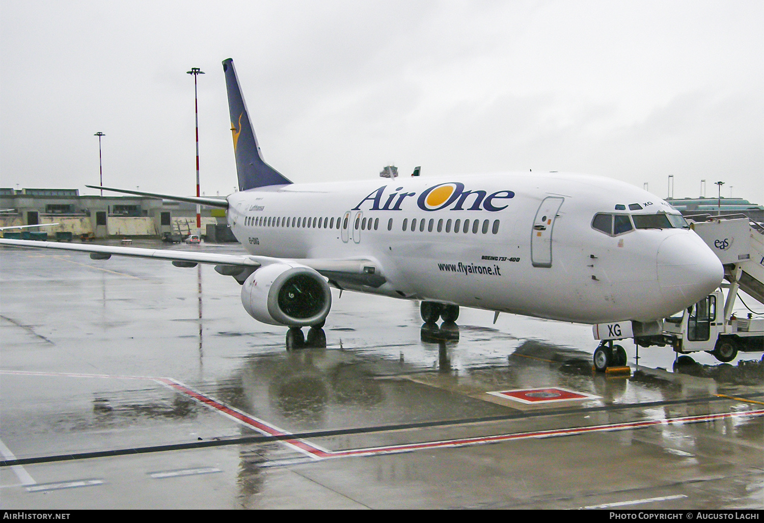 Aircraft Photo of EI-DXG | Boeing 737-4Q8 | Air One | AirHistory.net #608144