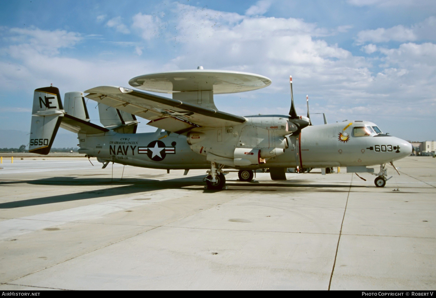 Aircraft Photo of 165650 / 5650 | Grumman E-2C Hawkeye | USA - Navy | AirHistory.net #608157