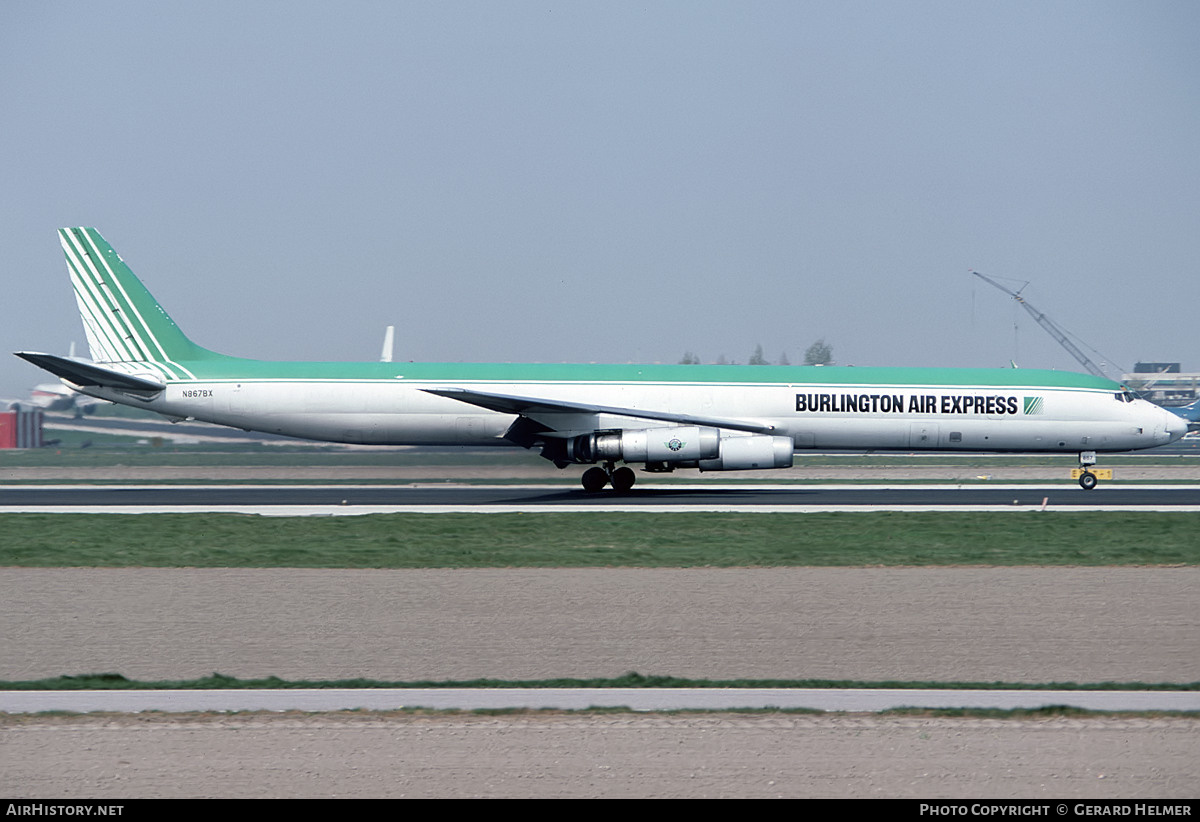 Aircraft Photo of N867BX | McDonnell Douglas DC-8-63(F) | Burlington Air Express | AirHistory.net #608159