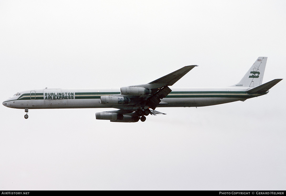 Aircraft Photo of N868BX | McDonnell Douglas DC-8-63(F) | Burlington Air Express | AirHistory.net #608163