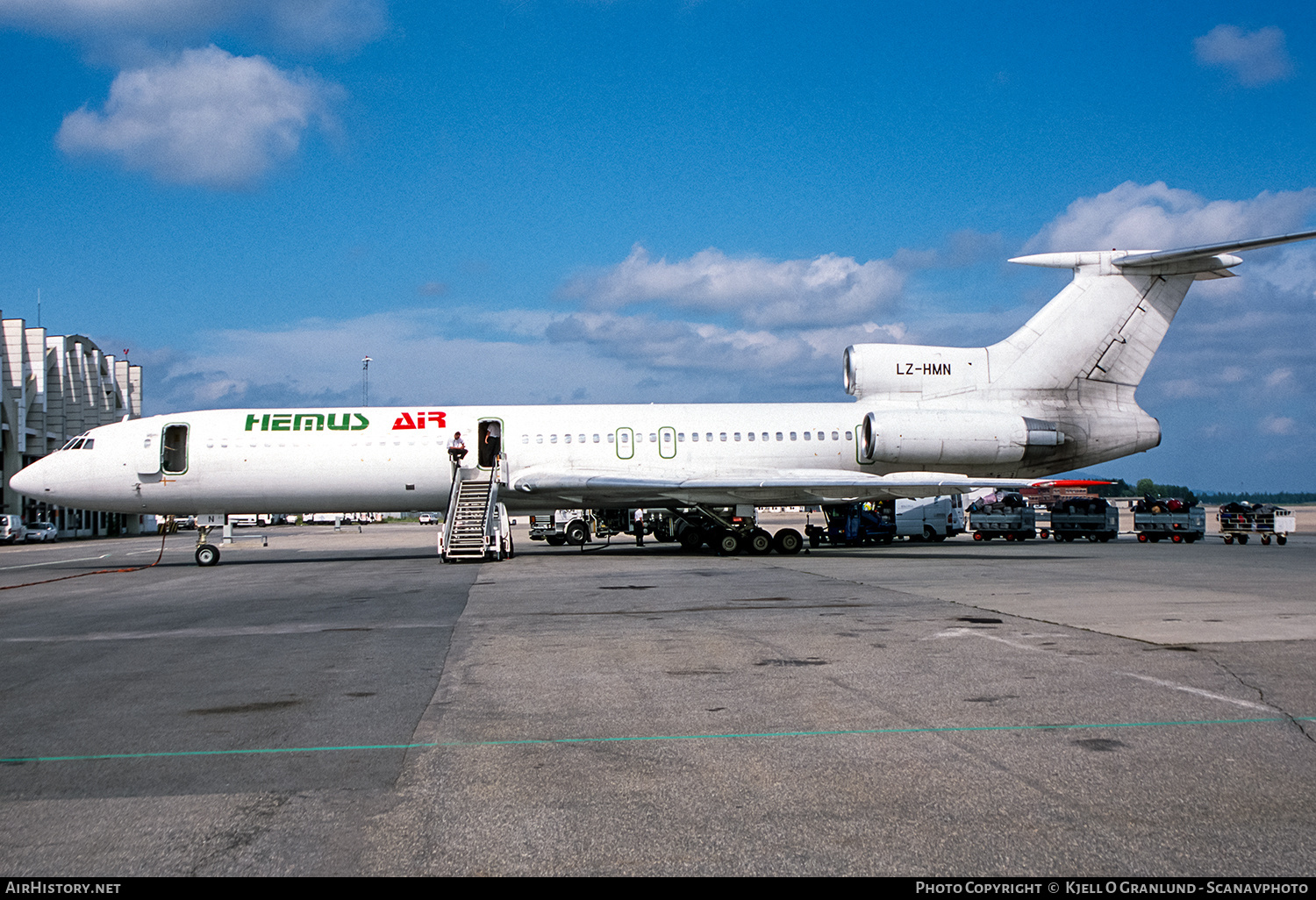 Aircraft Photo of LZ-HMN | Tupolev Tu-154M | Hemus Air | AirHistory.net #608166
