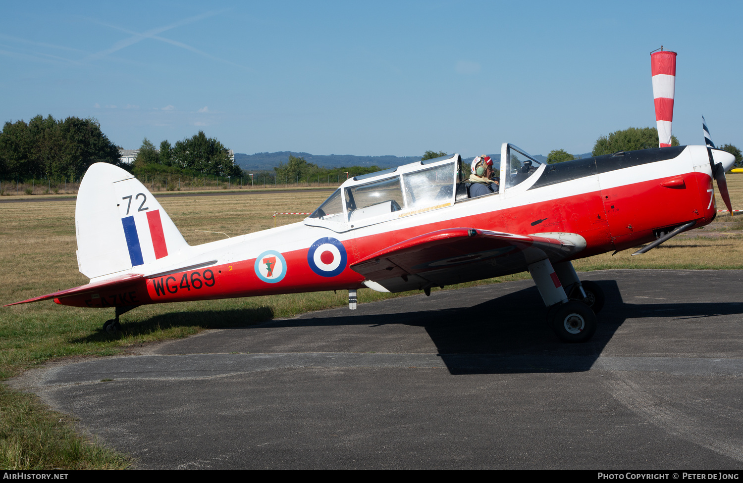 Aircraft Photo of F-AZKE / WG469 | De Havilland Canada DHC-1 Chipmunk T10 | UK - Air Force | AirHistory.net #608167