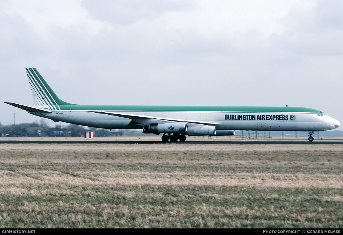 Aircraft Photo of N870BX | McDonnell Douglas DC-8-63(F) | Burlington Air Express | AirHistory.net #608170