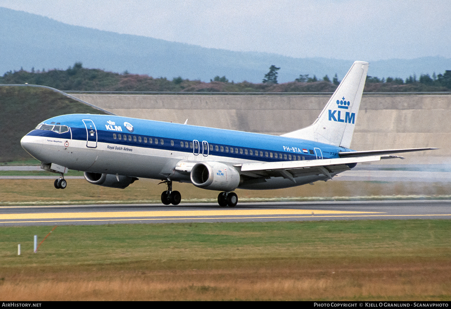 Aircraft Photo of PH-BTA | Boeing 737-406 | KLM - Royal Dutch Airlines | AirHistory.net #608175