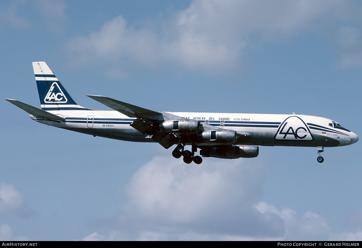 Aircraft Photo of HK-2632X | Douglas DC-8-54(F) | LAC - Líneas Aéreas del Caribe | AirHistory.net #608178