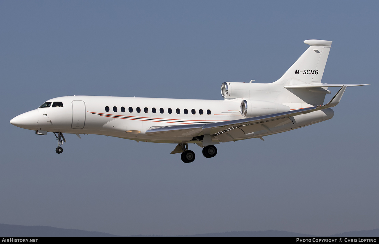 Aircraft Photo of M-SCMG | Dassault Falcon 7X | AirHistory.net #608204