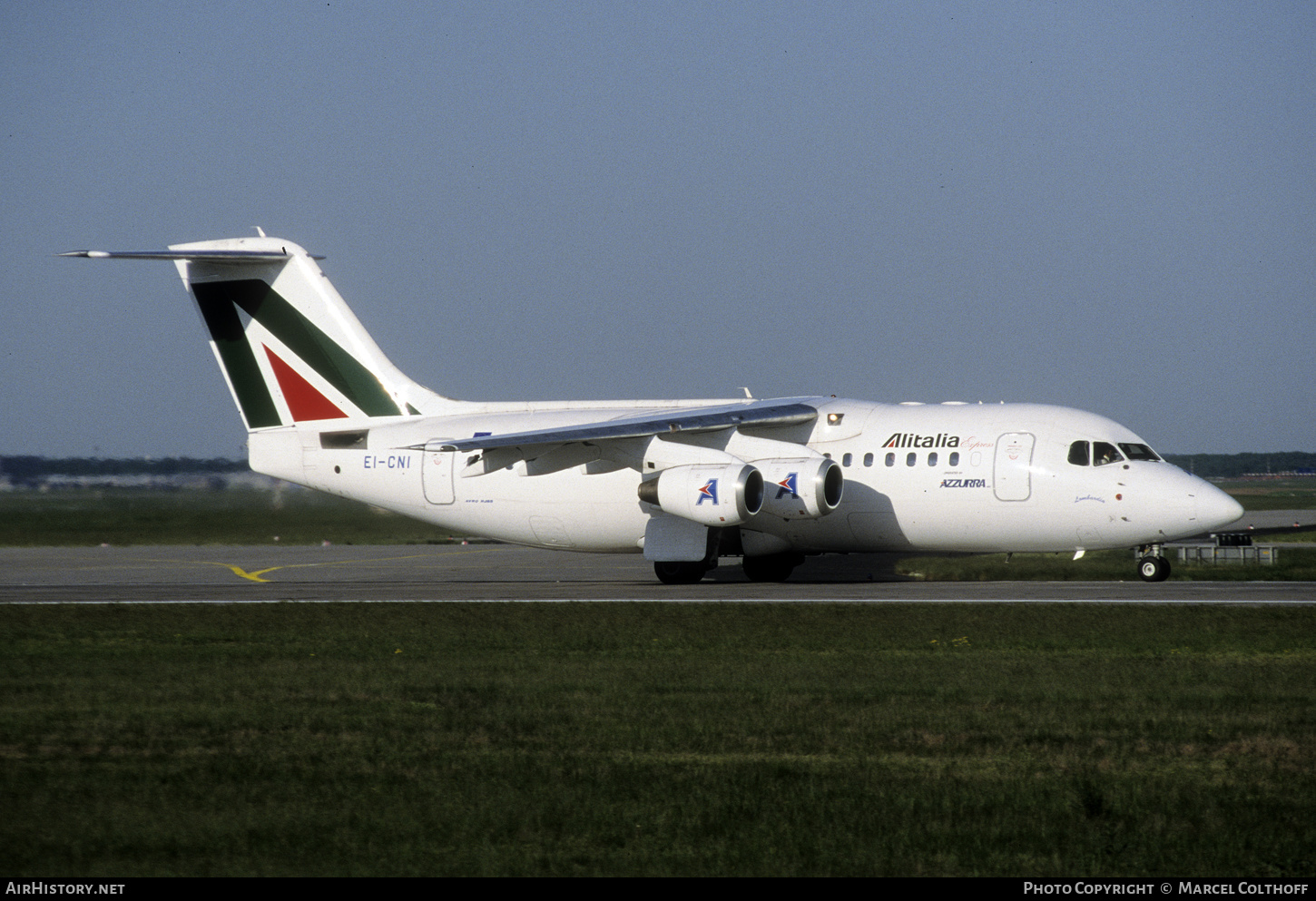 Aircraft Photo of EI-CNI | British Aerospace Avro 146-RJ85 | Alitalia Express | AirHistory.net #608260