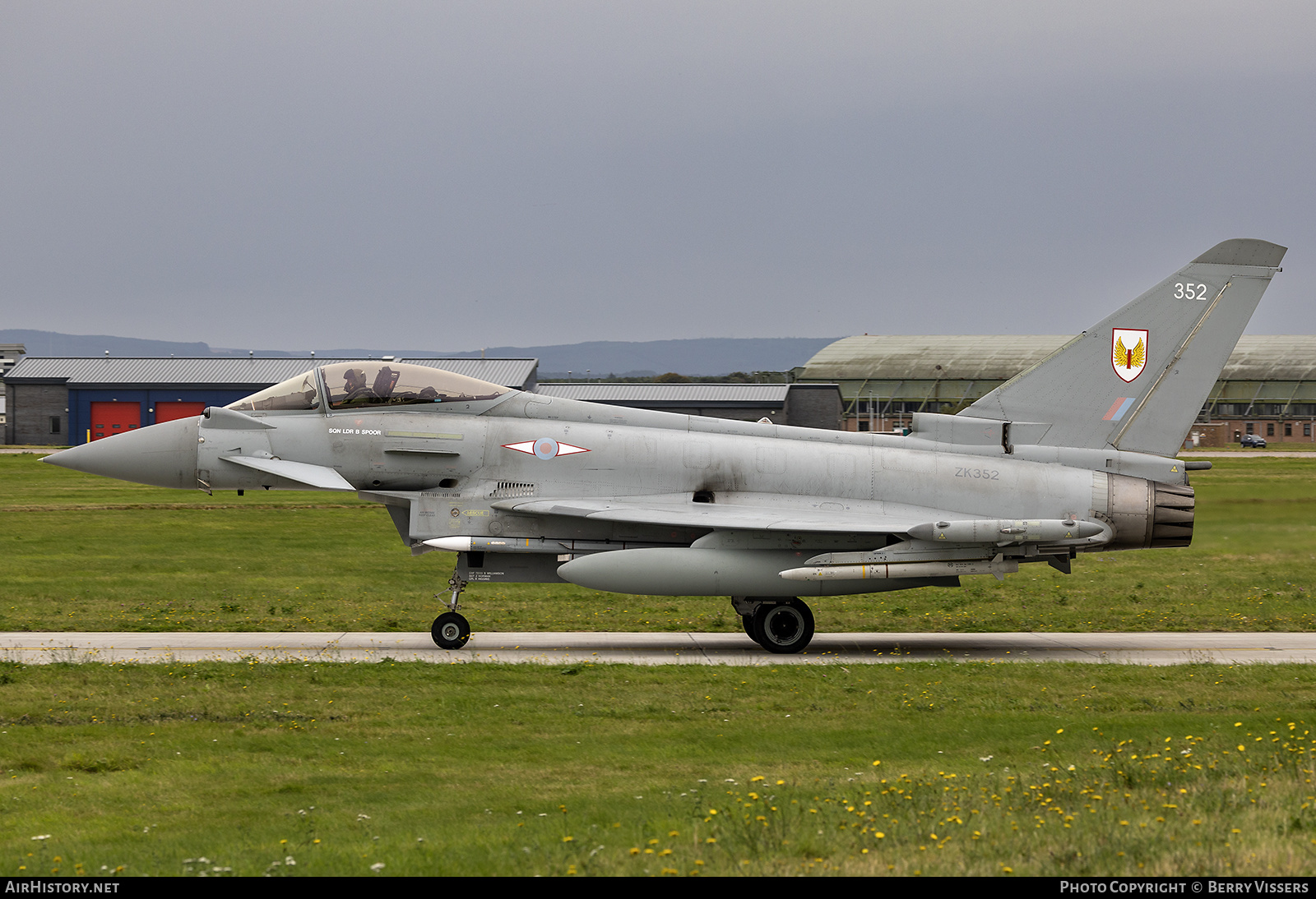 Aircraft Photo of ZK352 | Eurofighter EF-2000 Typhoon FGR4 | UK - Air Force | AirHistory.net #608263
