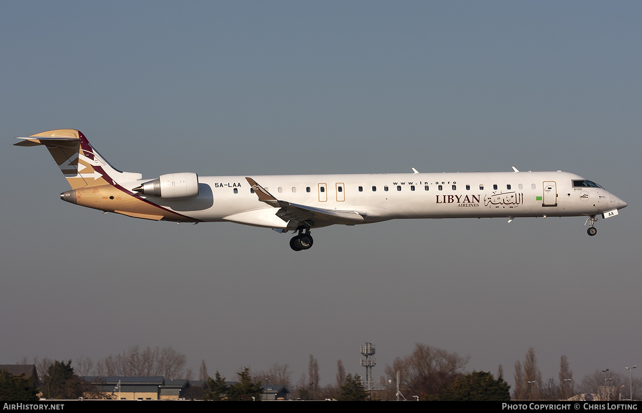 Aircraft Photo of 5A-LAA | Bombardier CRJ-900 (CL-600-2D24) | Libyan Airlines | AirHistory.net #608267