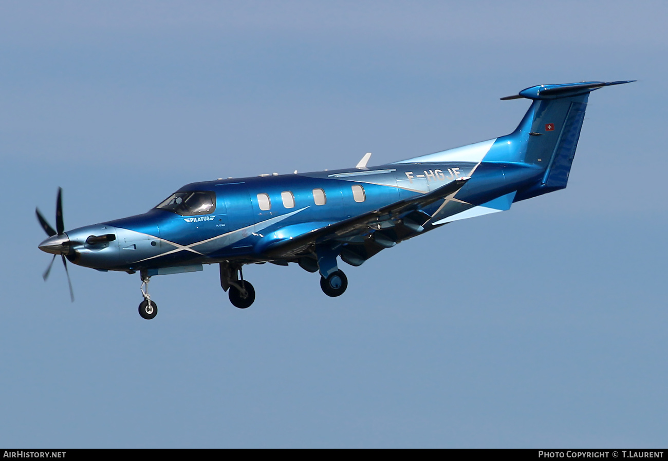 Aircraft Photo of F-HGJF | Pilatus PC-12NGX (PC-12/47E) | AirHistory.net #608268