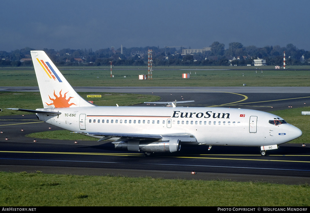 Aircraft Photo of TC-ESC | Boeing 737-236/Adv | EuroSun | AirHistory.net #608280