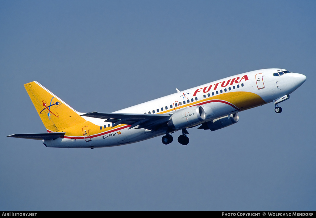 Aircraft Photo of EC-FQP | Boeing 737-348 | Futura International Airways | AirHistory.net #608286