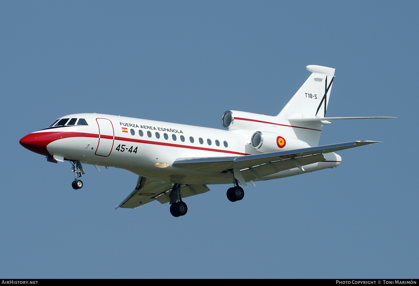 Aircraft Photo of T18-5 | Dassault Falcon 900B | Spain - Air Force | AirHistory.net #608289