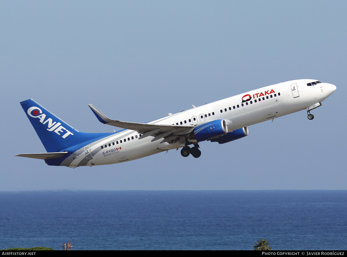 Aircraft Photo of C-FYQO | Boeing 737-8AS | CanJet Airlines | AirHistory.net #608325