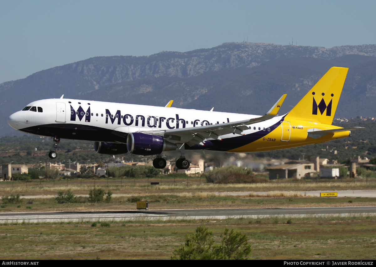 Aircraft Photo of G-ZBAB | Airbus A320-214 | Monarch Airlines | AirHistory.net #608337