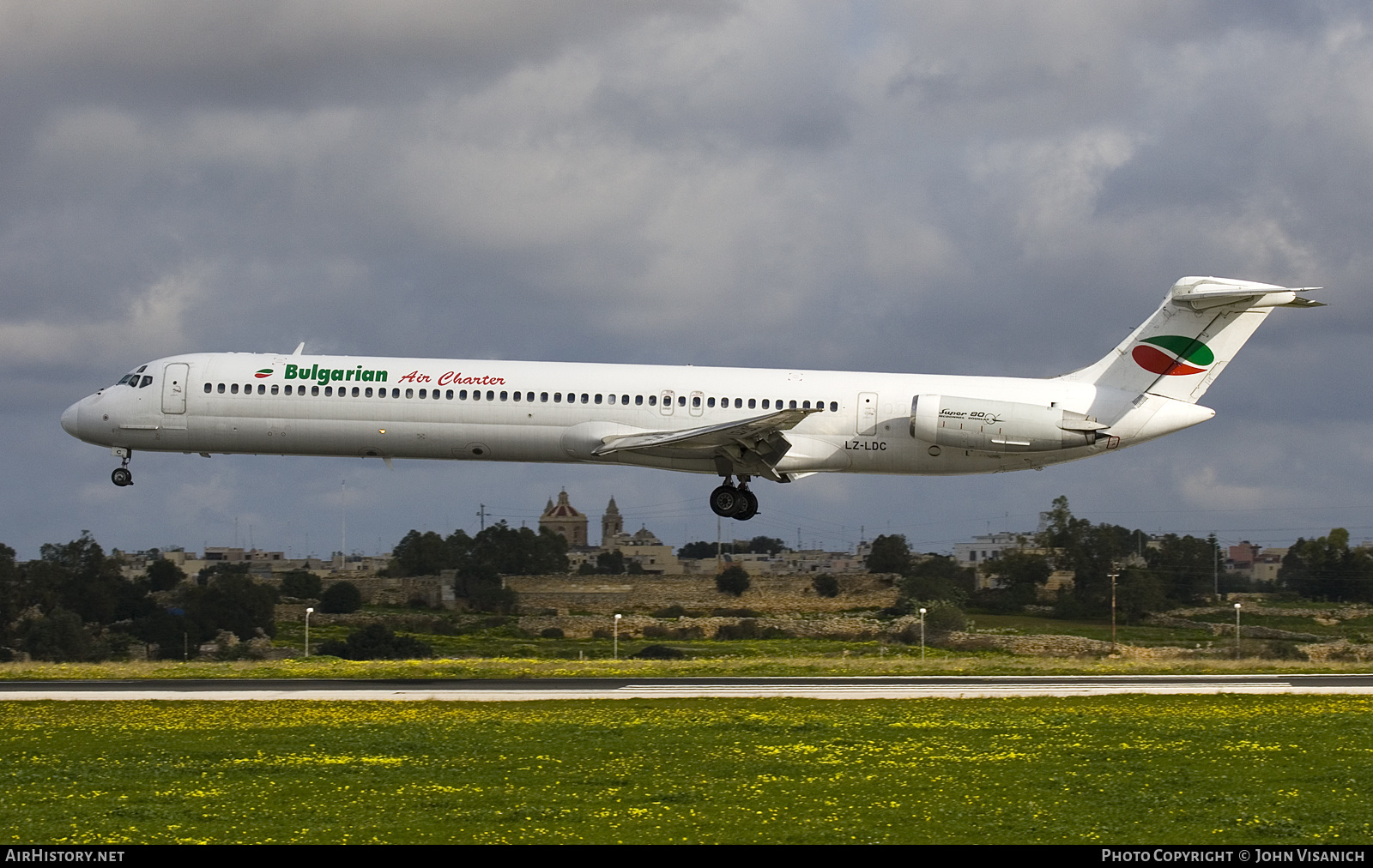 Aircraft Photo of LZ-LDC | McDonnell Douglas MD-82 (DC-9-82) | Bulgarian Air Charter | AirHistory.net #608353