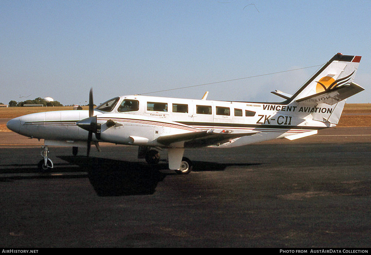 Aircraft Photo of ZK-CII | Reims F406 Caravan II | Vincent Aviation | AirHistory.net #608381