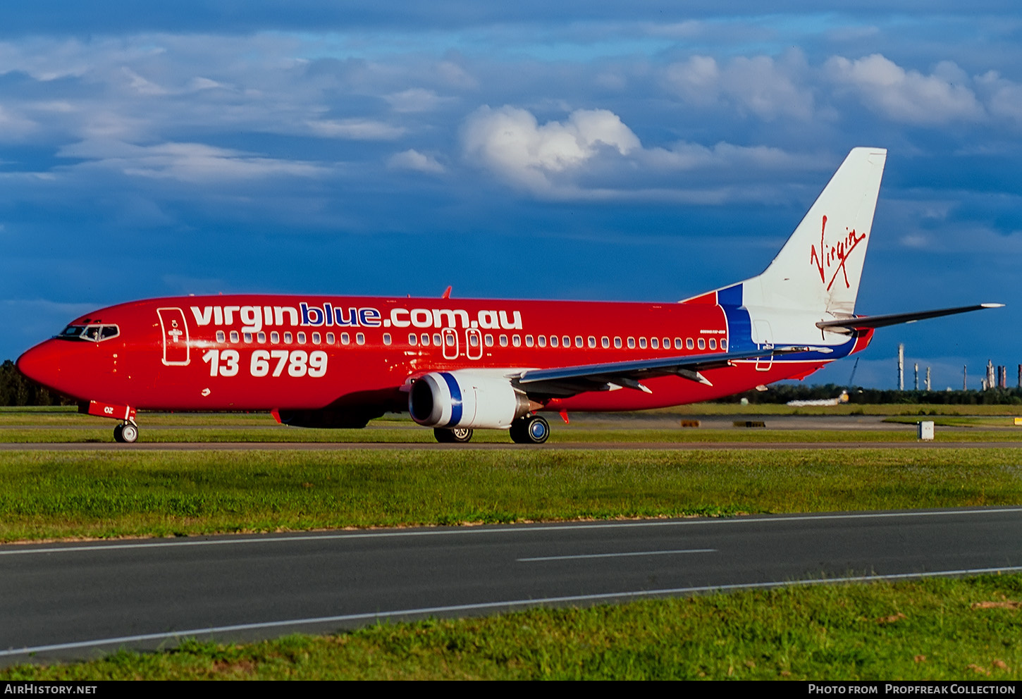 Aircraft Photo of VH-VOZ | Boeing 737-4Q8 | Virgin Blue Airlines | AirHistory.net #608402