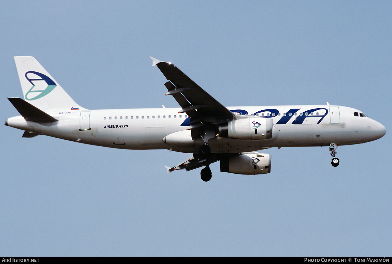 Aircraft Photo of S5-AAC | Airbus A320-231 | Adria Airways | AirHistory.net #608404