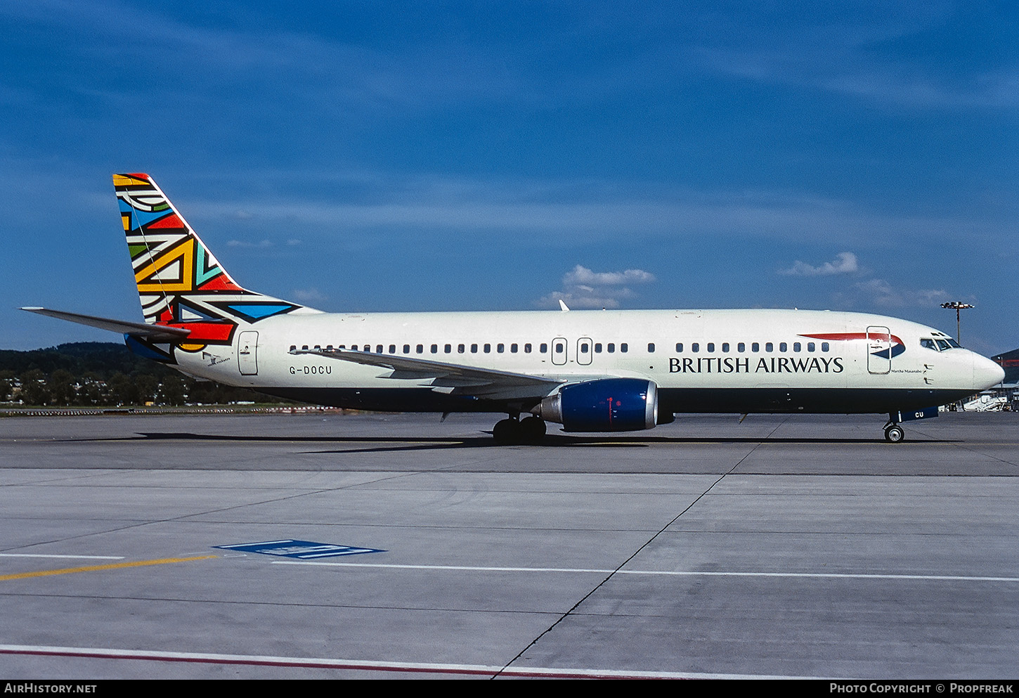 Aircraft Photo of G-DOCU | Boeing 737-436 | British Airways | AirHistory.net #608406
