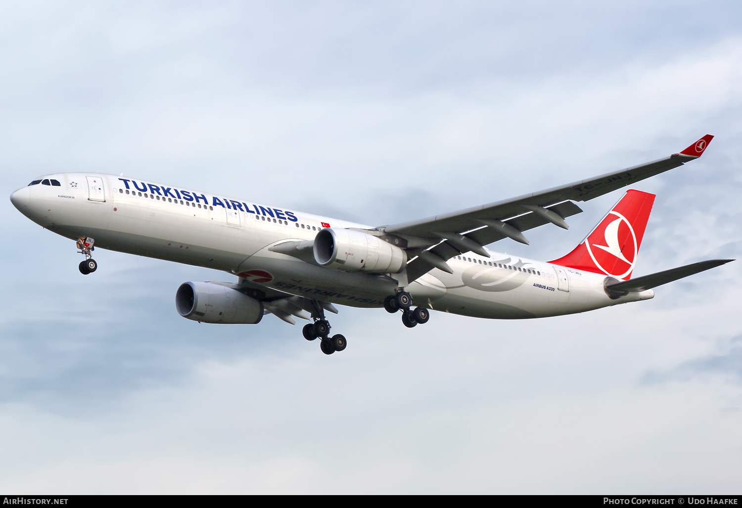 Aircraft Photo of TC-JNJ | Airbus A330-343 | Turkish Airlines | AirHistory.net #608438