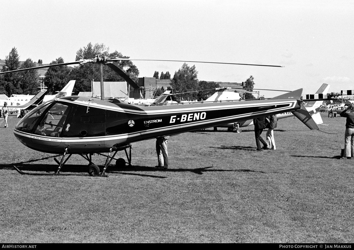 Aircraft Photo of G-BENO | Enstrom 280C Shark | Air Taxis International Shoreham | AirHistory.net #608457