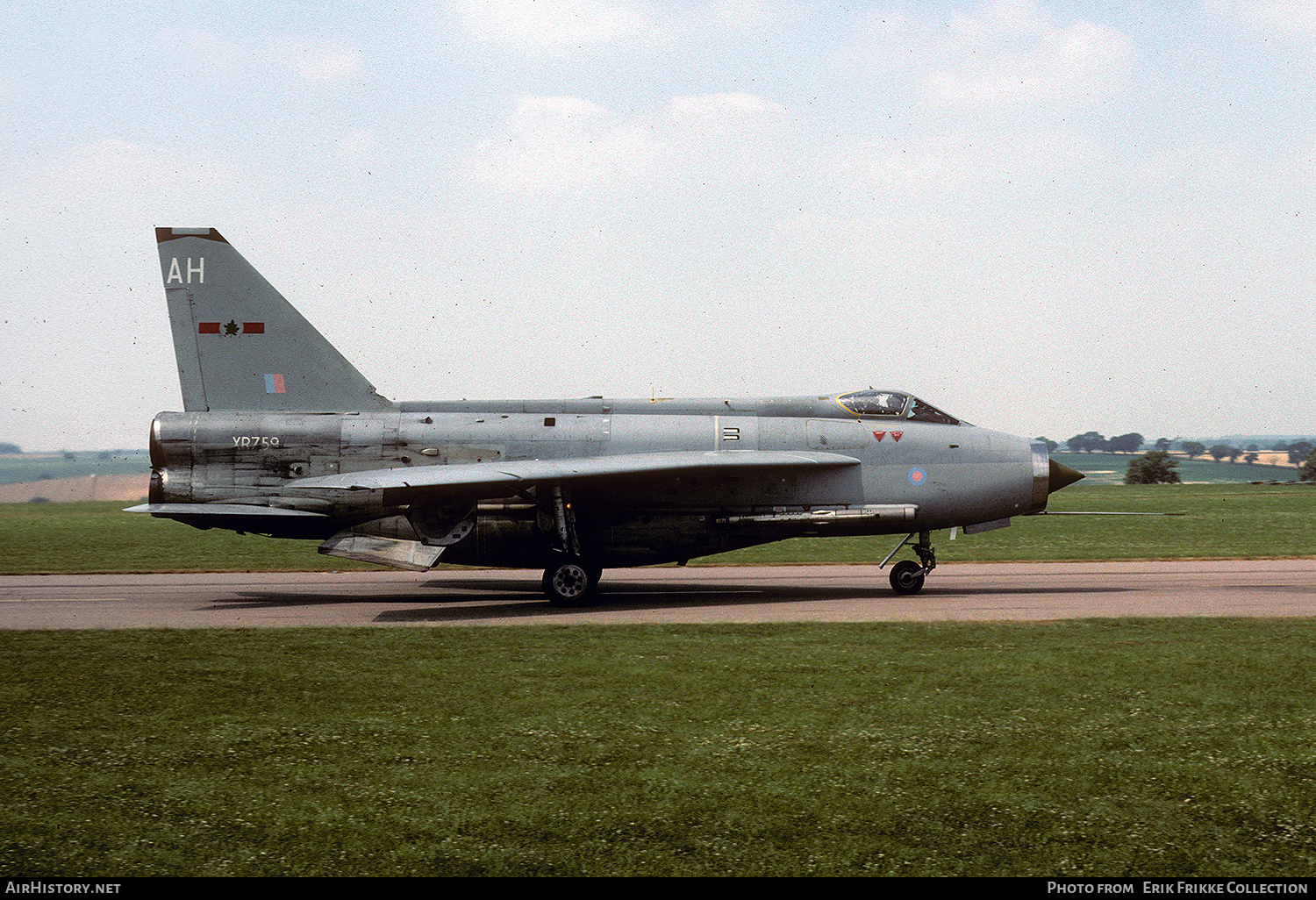 Aircraft Photo of XR759 | English Electric Lightning F6 | UK - Air Force | AirHistory.net #608482