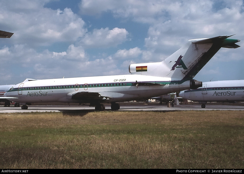 Aircraft Photo of CP-2322 | Boeing 727-23 | AeroSur | AirHistory.net #608509