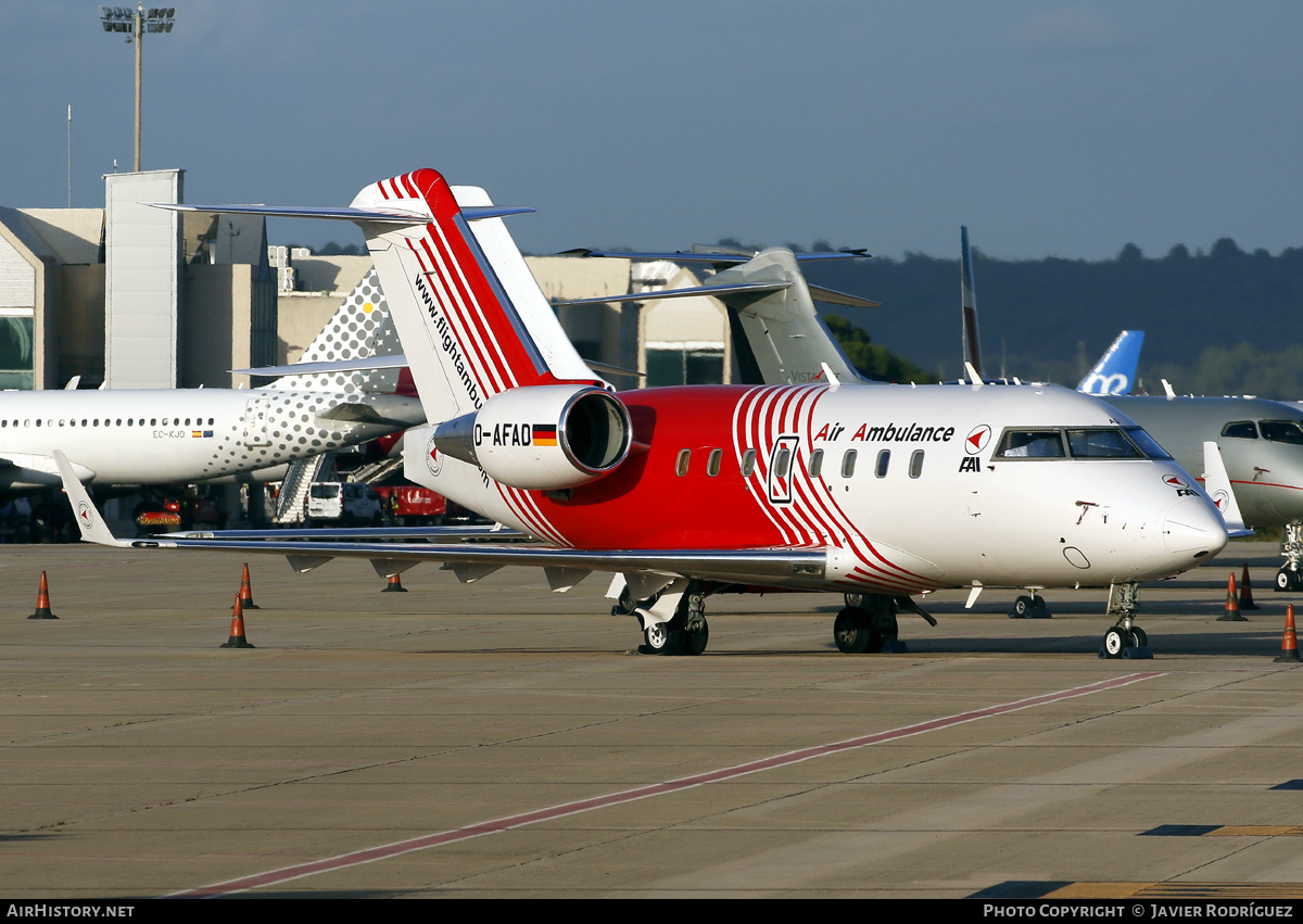 Aircraft Photo of D-AFAD | Bombardier Challenger 604 (CL-600-2B16) | FAI - Flight Ambulance International | AirHistory.net #608521