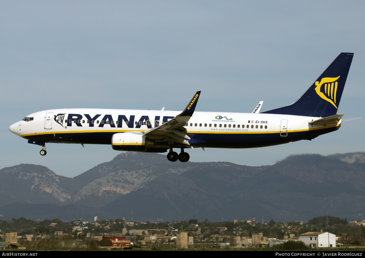 Aircraft Photo of EI-DHX | Boeing 737-8AS | Ryanair | Costa Daurada | AirHistory.net #608523