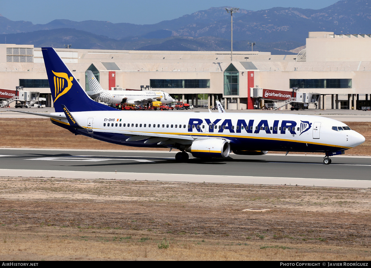 Aircraft Photo of EI-DHS | Boeing 737-8AS | Ryanair | AirHistory.net #608524