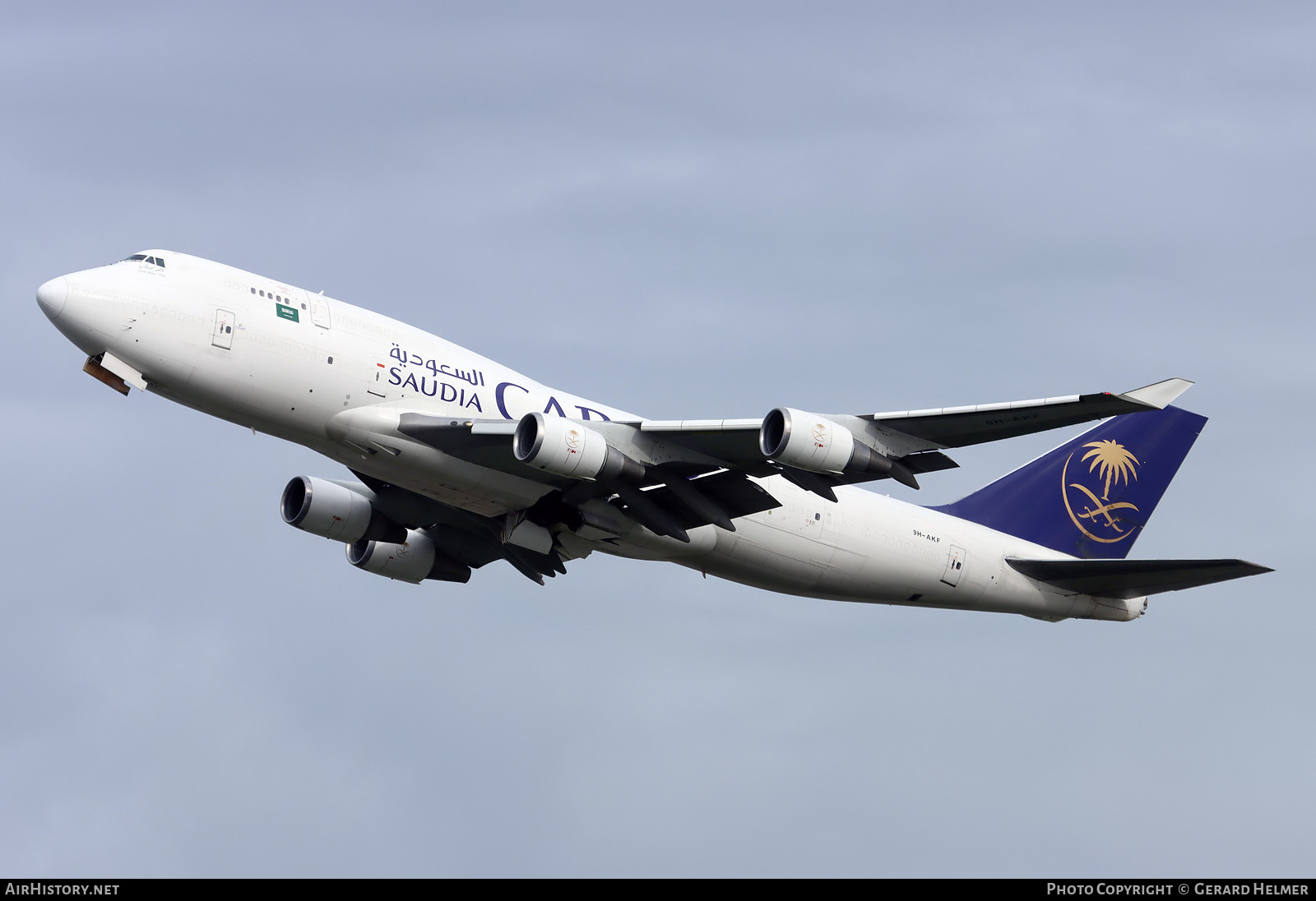 Aircraft Photo of 9H-AKF | Boeing 747-45E(BDSF) | Saudi Arabian Airlines Cargo | AirHistory.net #608528