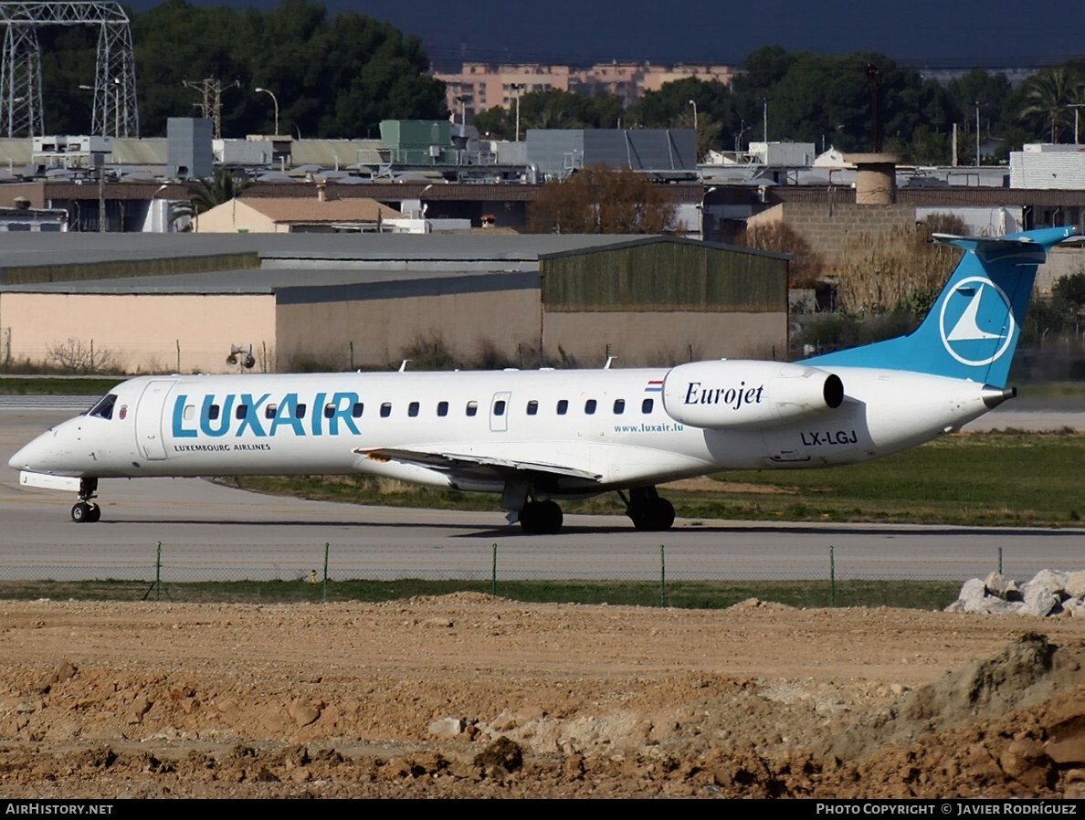 Aircraft Photo of LX-LGJ | Embraer ERJ-145LU (EMB-145LU) | Luxair | AirHistory.net #608533