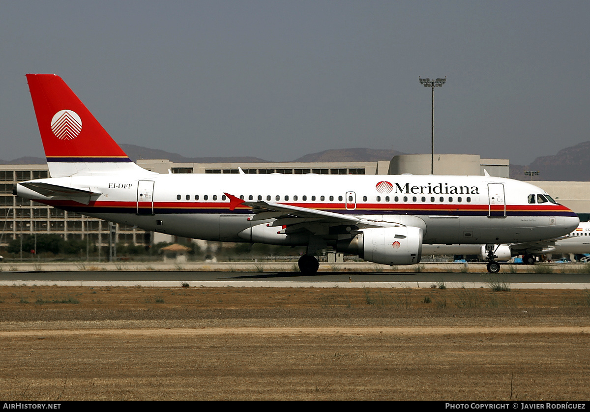 Aircraft Photo of EI-DFP | Airbus A319-112 | Meridiana | AirHistory.net #608555