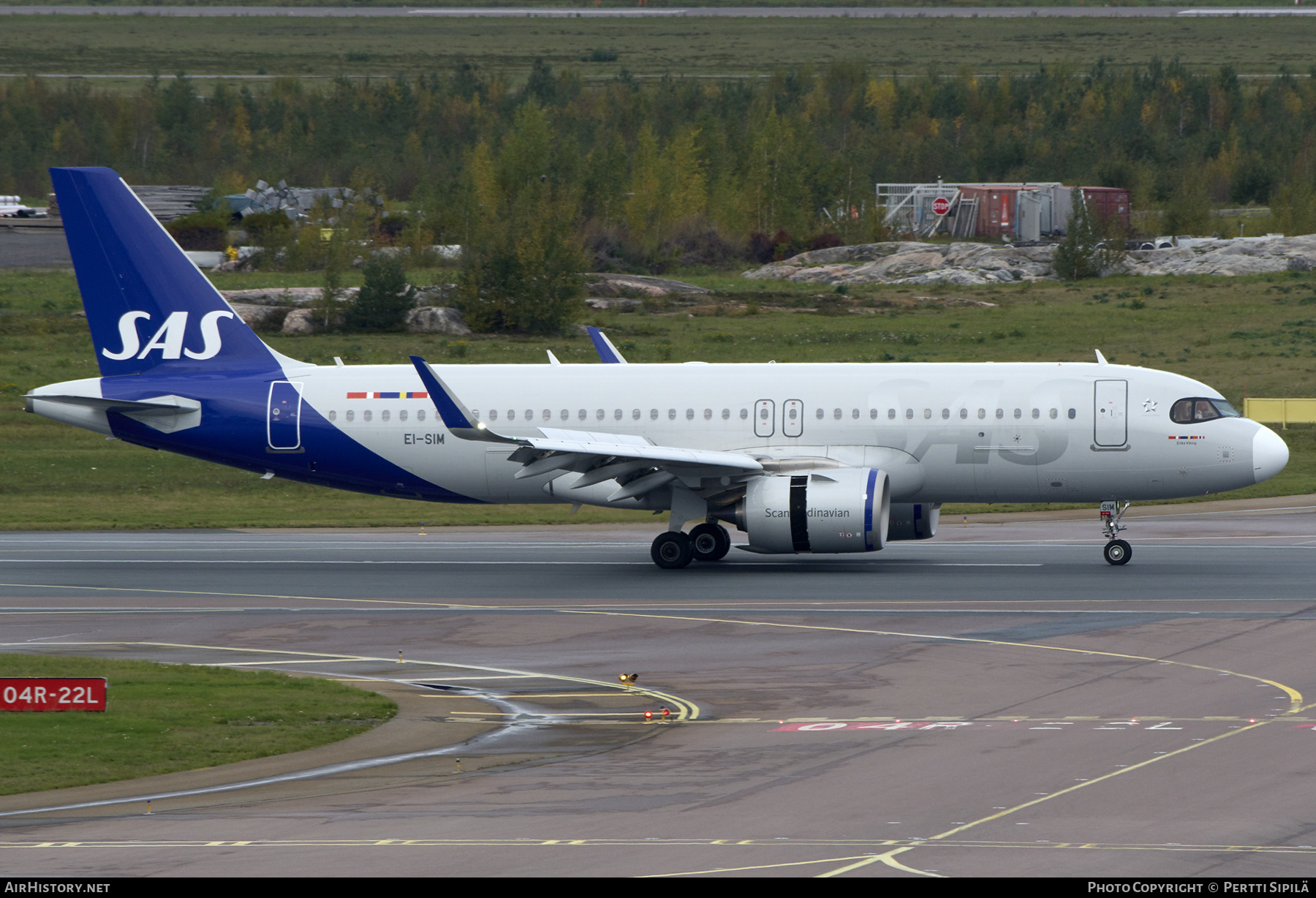 Aircraft Photo of EI-SIM | Airbus A320-251N | Scandinavian Airlines - SAS | AirHistory.net #608578