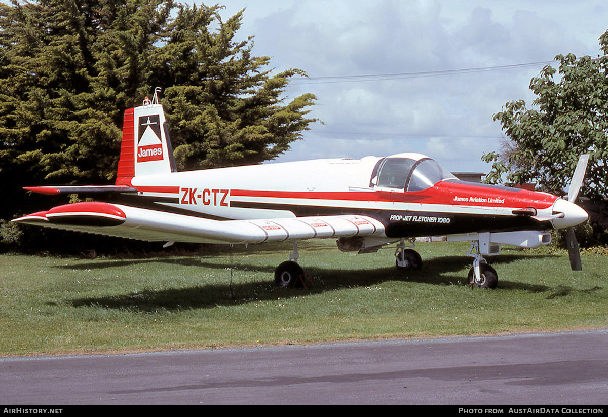 Aircraft Photo of ZK-CTZ | James Aviation Fletcher FU-1060 | James Aviation | AirHistory.net #608616