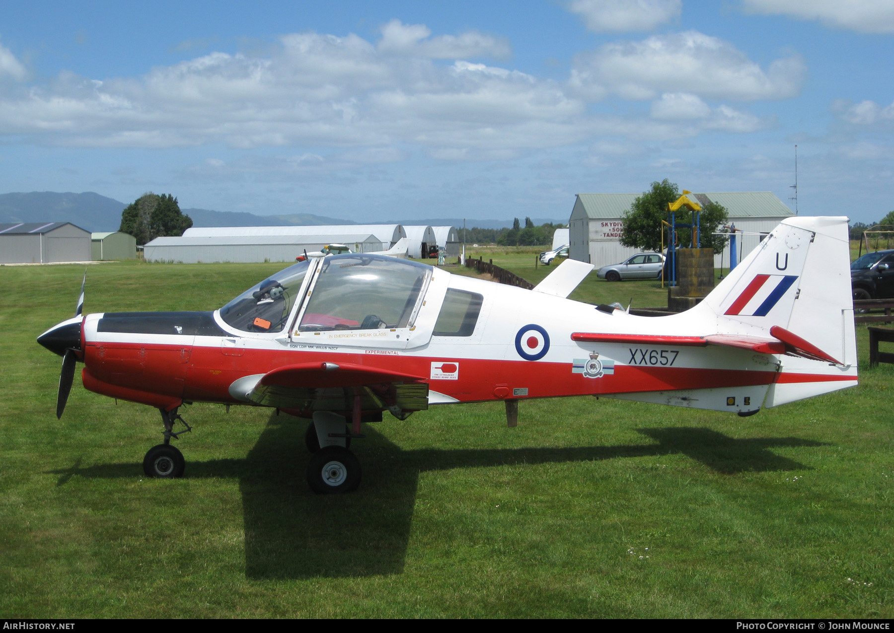 Aircraft Photo of ZK-WUF / XX657 | Scottish Aviation Bulldog T1 | UK - Air Force | AirHistory.net #608619