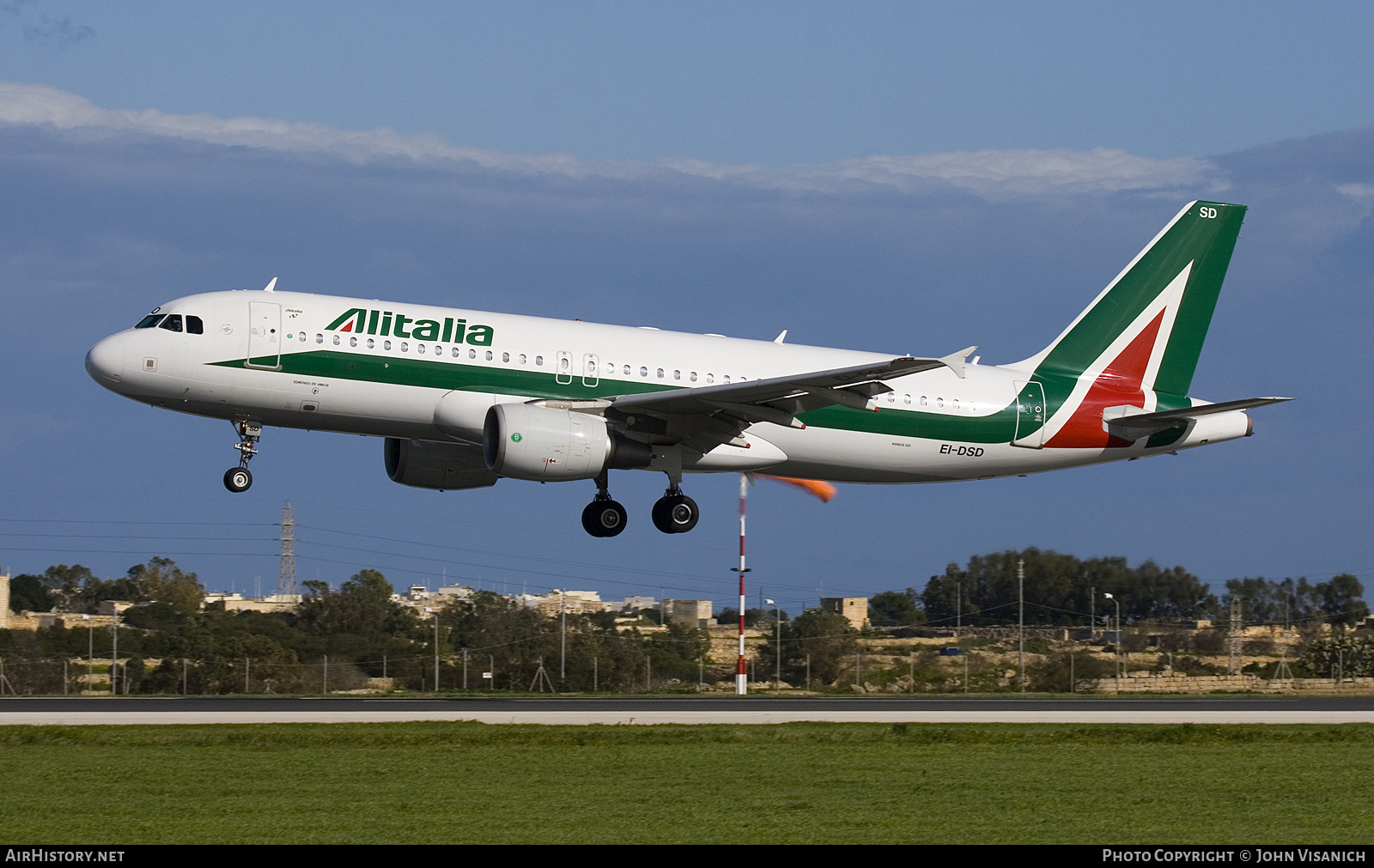 Aircraft Photo of EI-DSD | Airbus A320-216 | Alitalia | AirHistory.net #608630