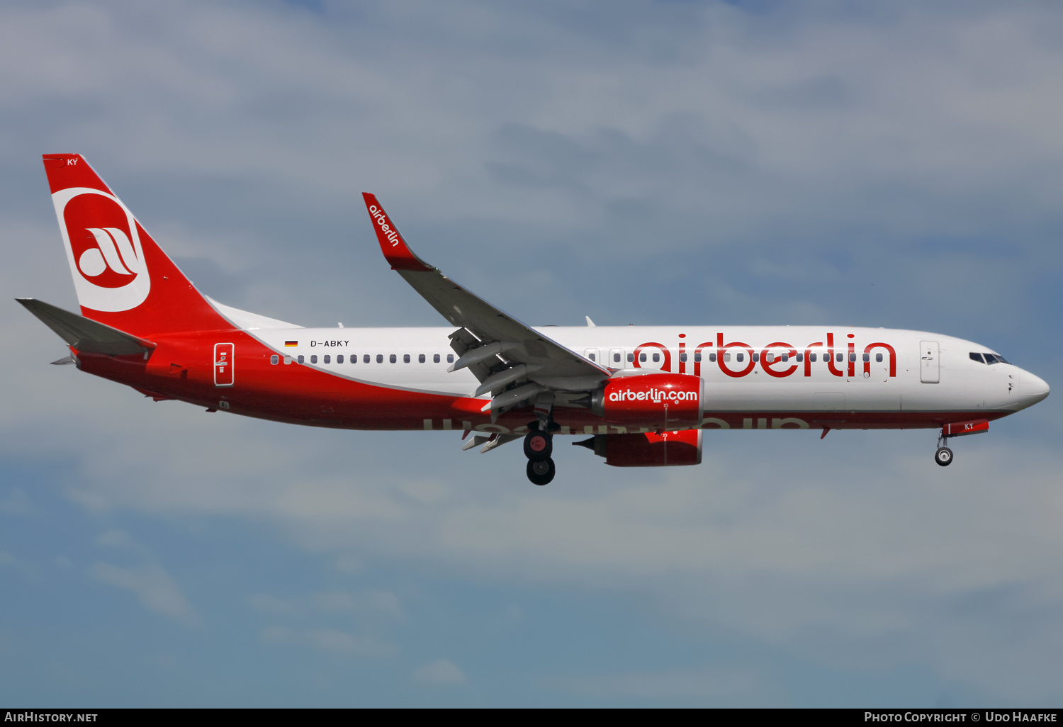 Aircraft Photo of D-ABKY | Boeing 737-86J | Air Berlin | AirHistory.net #608670