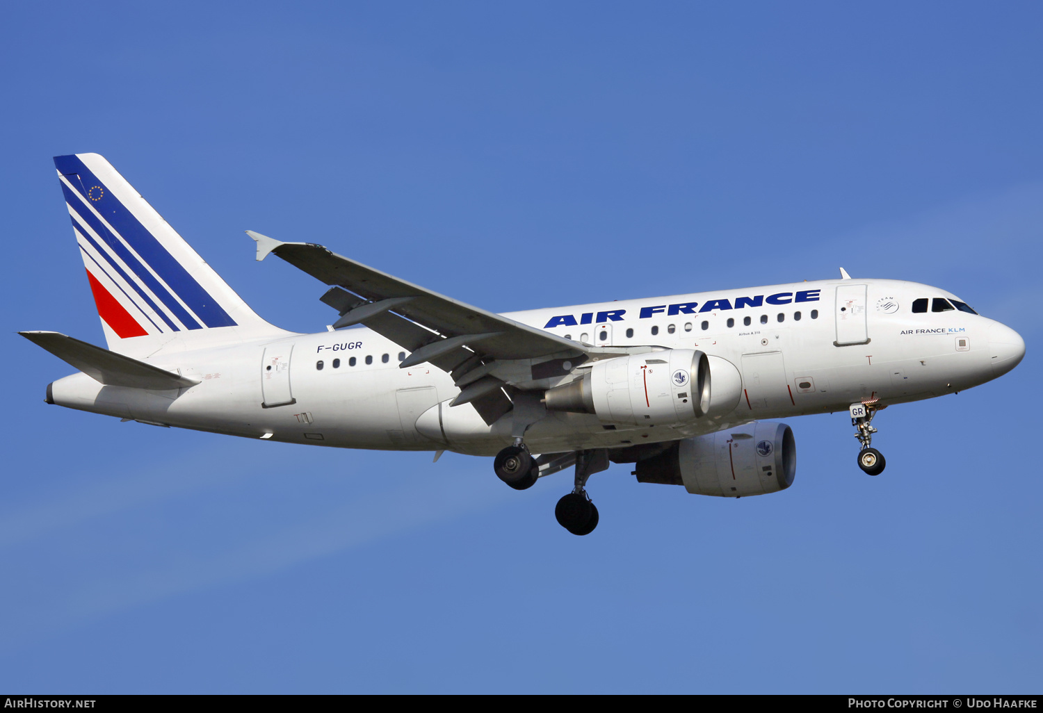 Aircraft Photo of F-GUGR | Airbus A318-111 | Air France | AirHistory.net #608676