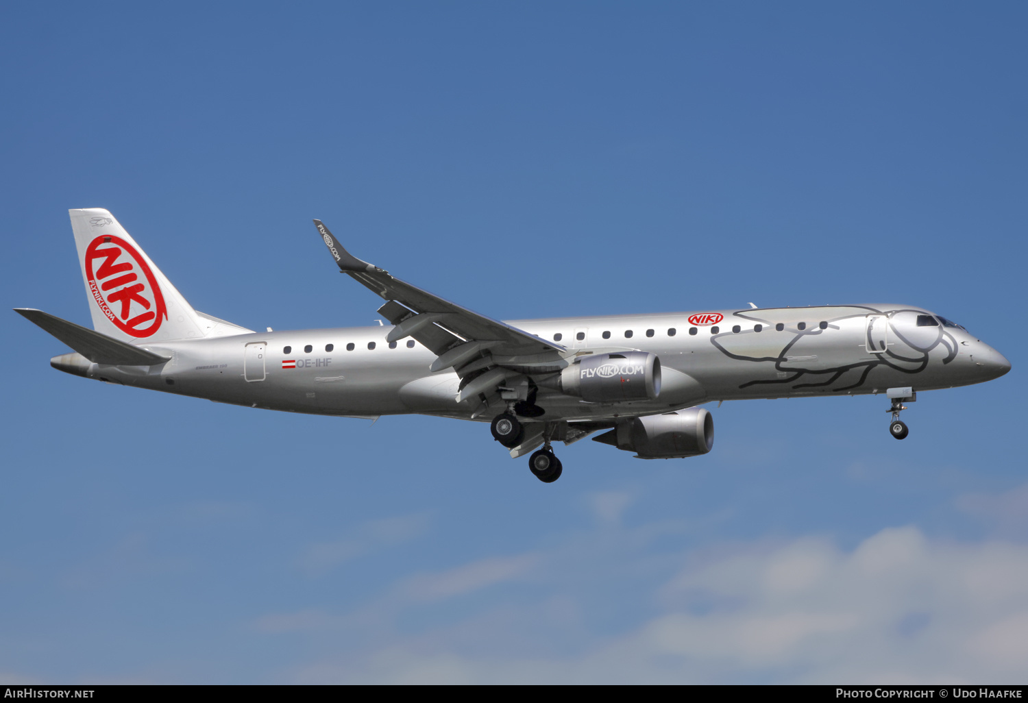 Aircraft Photo of OE-IHF | Embraer 190LR (ERJ-190-100LR) | Niki | AirHistory.net #608678