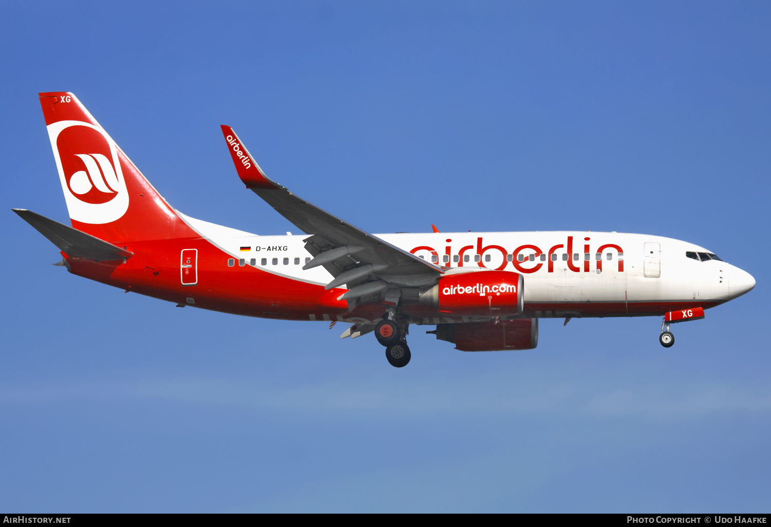 Aircraft Photo of D-AHXG | Boeing 737-7K5 | Air Berlin | AirHistory.net #608680