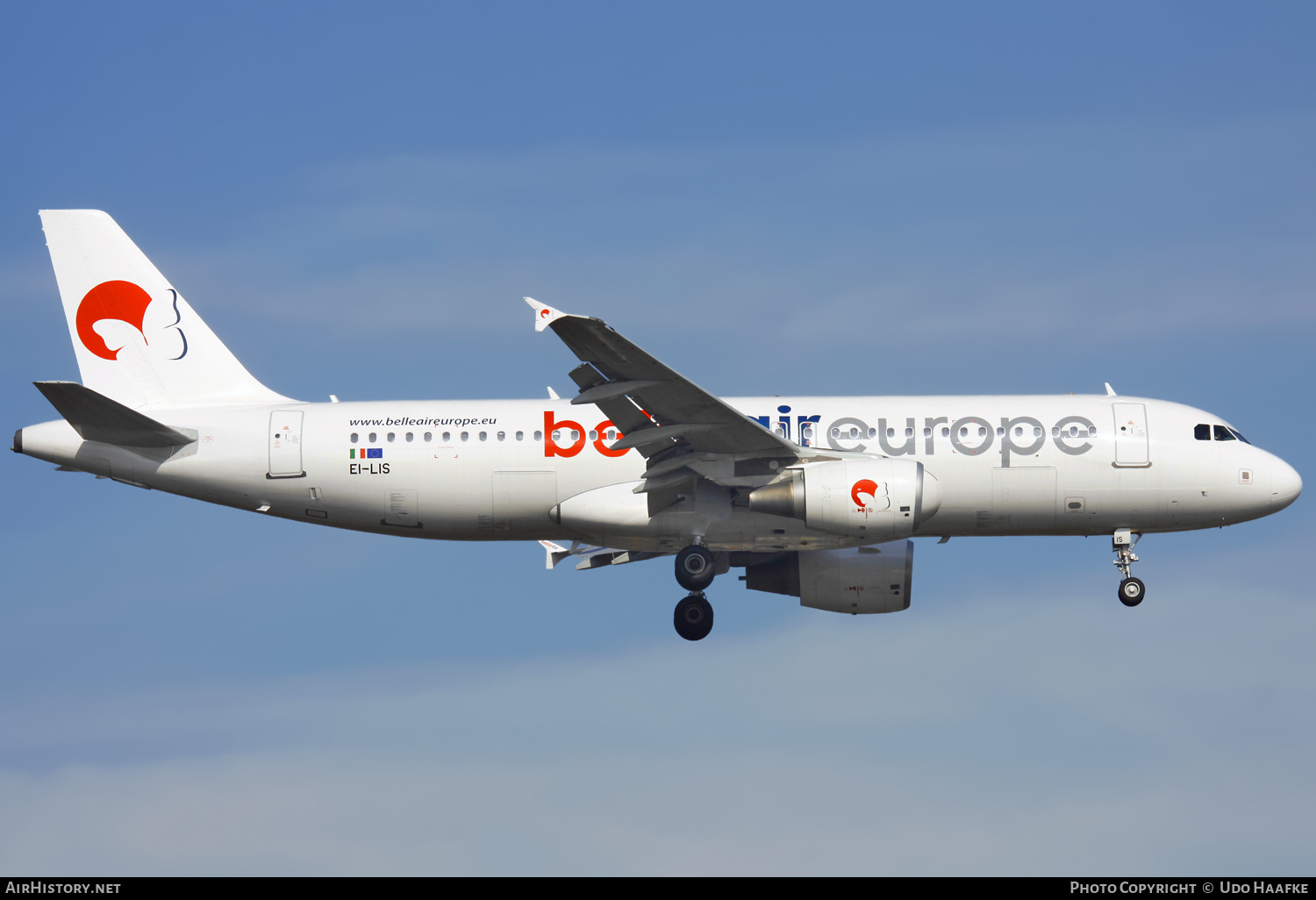 Aircraft Photo of EI-LIS | Airbus A320-214 | Belle Air Europe | AirHistory.net #608683