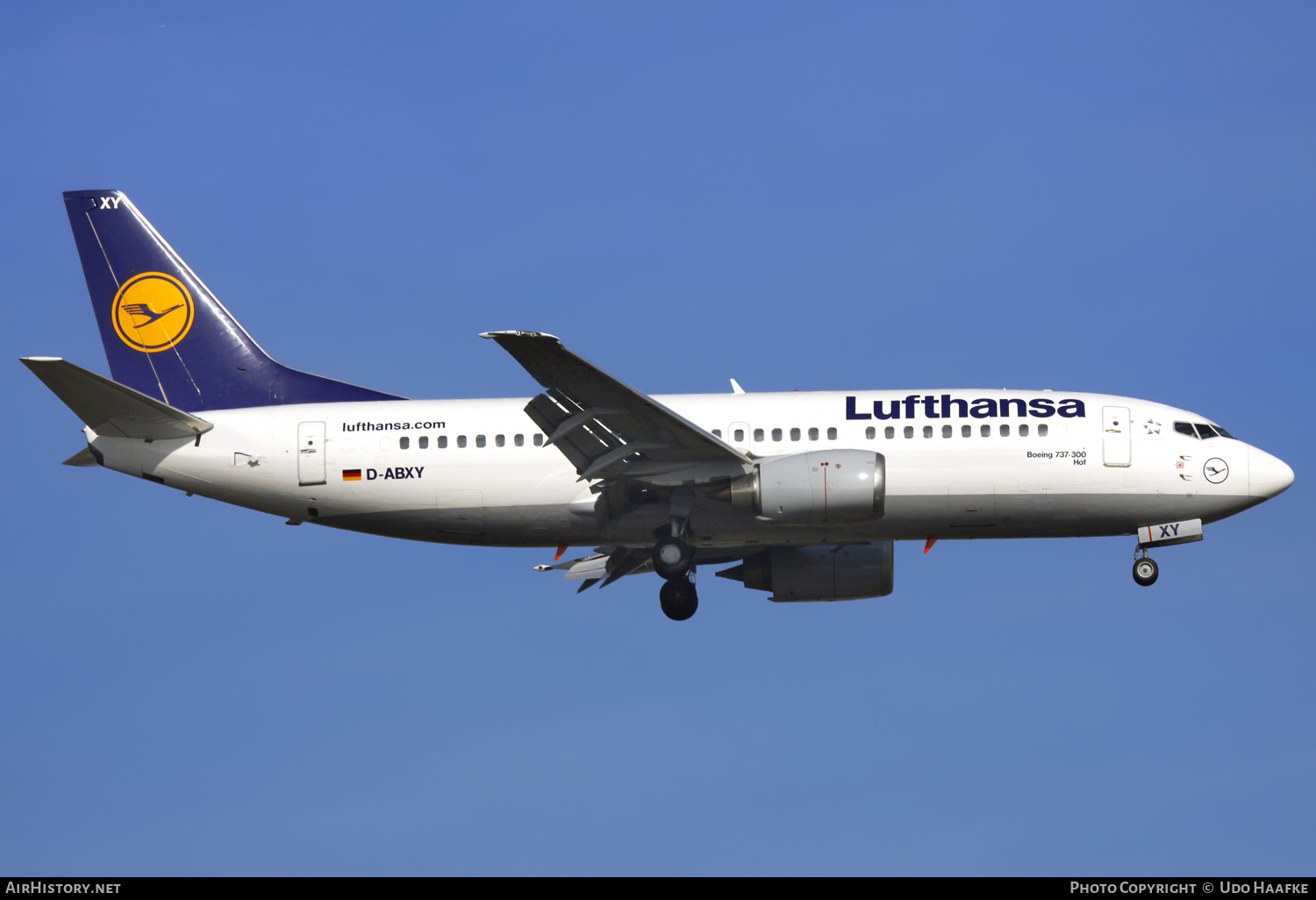 Aircraft Photo of D-ABXY | Boeing 737-330 | Lufthansa | AirHistory.net #608694